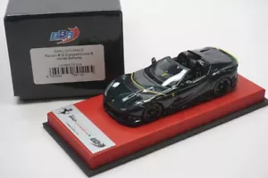 1/43 BBR FERRARI 812 COMPETIZIONE A VERDE ZELTWEG RED LEATHER BASE LE 5 N MR - Picture 1 of 5