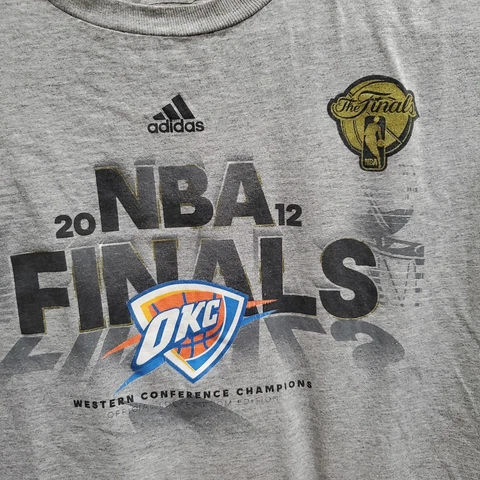 VTG 2012 Mens Adidas The Go To Tee Los Angeles NBA T-Shirt Kevin Durant OKC 2XL Cover