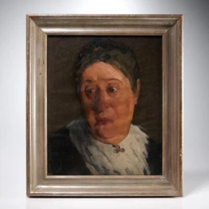 Paul Kleinschmidt German Modernist 20th Century Die Mutter Oil Portrait Painting - Bild 1 von 9