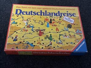 Deutschlandreise  Spielplan Ravensburger 1977
