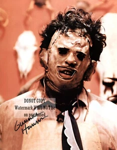 Gunnar Hansen Texas Chain Saw Massacre 8 x10" handsigniertes handsigniertes Foto - Bild 1 von 1