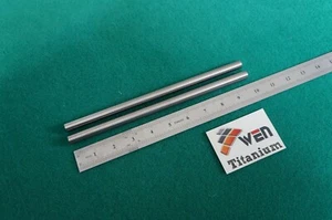 Barra redonda de titanio grado 5 .472"" x 10"" aleación Ti-6al-4v 12 mm diapositiva 1/2 varilla 2 piezas - Imagen 1 de 2