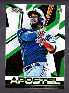 SHERTEN APOSTEL RC 2021 Topps Fire TEXAS RANGERS Rookie Card #37 - Picture 1 of 2