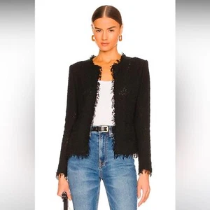 IRO Revolve Shavani Jacket in Black sz 42/8 - Picture 1 of 12