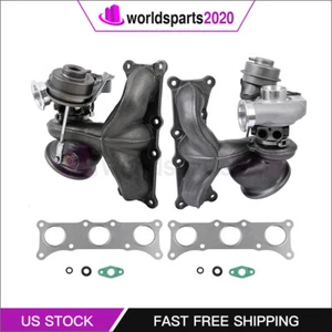 TD03L4-10TK3 Turbocharger for 2009-2010 BMW 535 535i xDrive 3.0L N54 Left+Right - Picture 1 of 7