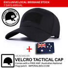 Tactical Cap Bundle with Australian Flag Patches - SHIP FROM BRISBANE - BLACK