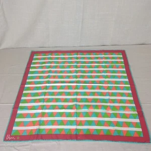 Vintage Vera Scarf Ladybug 25" Square Polyester Japan Hand Rolled Edge Stained - Picture 1 of 6