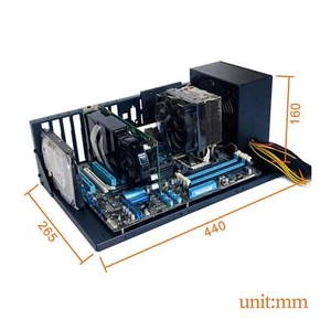 Computer-Chassis-Rahmen, GPU, vertikale Montage, robust, einfach zu verwenden, - Afbeelding 1 van 4