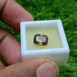 2.6 Carats Elongated Cusion Wenge or Brown Color Natural Rare Axinite Gemstone - Picture 1 of 4