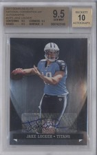 2011 Donruss Elite National Convention VIP /5 Jake Locker BGS 9.5 Rookie Auto RC