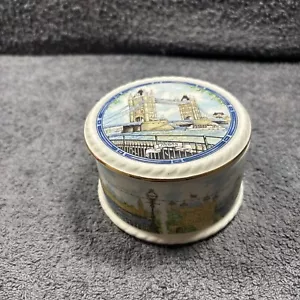 Sadler - London River Thameside große Schmuckschatulle mit Deckel (selten) - Bild 1 von 9