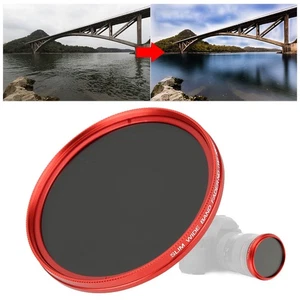 FOTGA 55MM Neutral Density Lens ND Filter ND2‑400 For SLR Mirrorless Camera Len - Picture 1 of 12