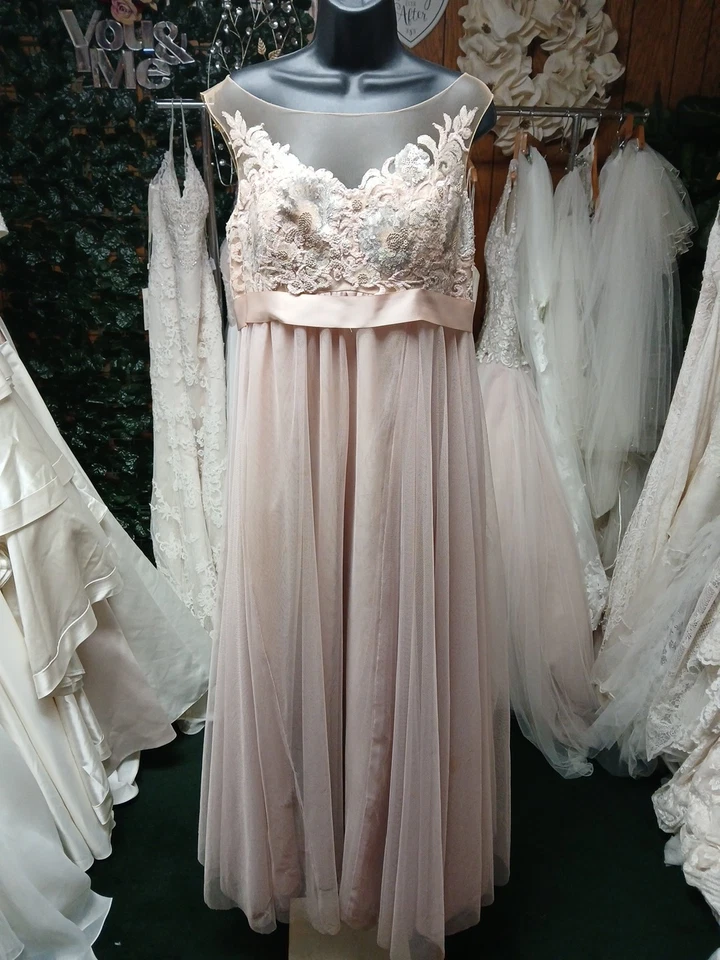 Платье для официальных приемов Watters And Watters Pink Blush Tone размер 14 - Изображение 1 из 4