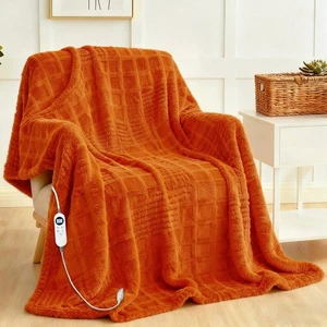 Manta Calefacción Eléctrica Tiro, 50"X60" Manta Calefacción Gofre con 12 Le... - Imagen 1 de 8