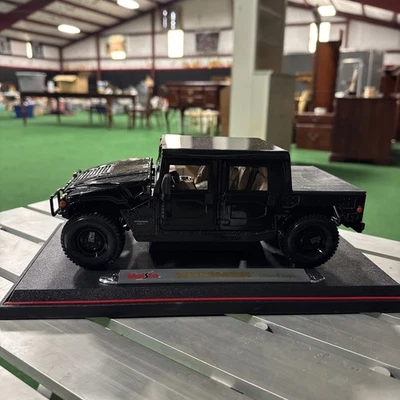 Maisto Special Edition GM HUMMER Hard Top SUV Black 1:18 2003 NIB - Image 1 of 4