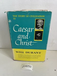 Caesar and Christ Will Durant Simon and Schuster 1944 Vintage 16th Printing HCDJ - Foto 1 di 20