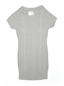 Justice Girls Gray Sweater Vest 7 - Picture 1 of 2
