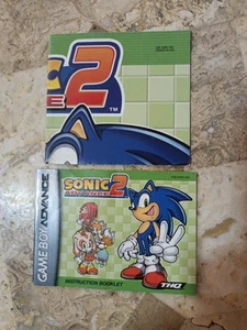 Manual Instruction Book SONIC BATTLE + POSTER ✨Gameboy Advance Gameboy GBA➡️B2G1 - Picture 1 of 7
