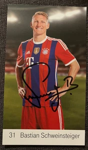 ORIGINAL Autogramm Bastian Schweinsteiger FC Bayern München 2014/2015 - Picture 1 of 1