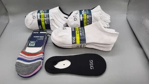 DSG Low Cut Socks & Fashion Footie, 4 Packs = 28 Socks Total, Size Various, NEW! - Picture 1 of 5