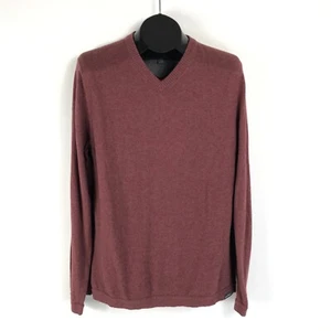 Eddie Bauer V-Neck Pullover Sweater Herren Medium Baumwolle Merinowollmischung Winter - Bild 1 von 11