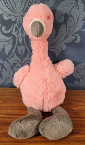Jellycat Bashful Flamingo Plush Soft Tony Pink Retired VGC - Picture 1 of 8