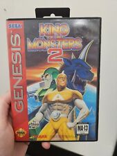 King of the Monsters 2 (Sega Genesis, 1994) - Missing Manual Tested Authentic 