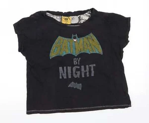 Love to Lounge Damen-Pyjama-Oberteil schwarz Tiermotiv Baumwolle Größe M - Fledermaus - Bild 1 von 12