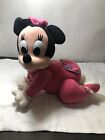 Vintage Matel Disney 1995 Minnie Mouse Crawling Doll