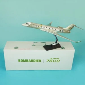 1:72 19 in Global 7500 Private Jet Business Model Airplane Collectible Gift New - Picture 1 of 8