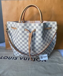 white louis vuitton bucket bolsa
