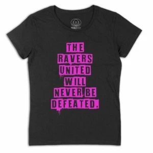 Ravers United Rave EDM Acid House Music Techno Womens T Shirt - Picture 1 of 4