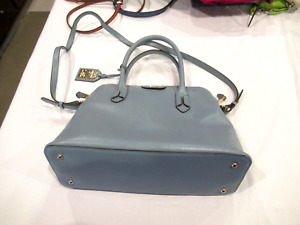 Lauren Ralph Lauren light blue leather purse with bag charm
