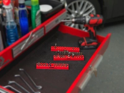 Torin Tool Storage Organizer: Magnetic Caddy Hex Bit Rack for Keeping Hex Bits - Image 1 of 3