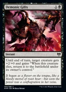 MTG NM Demonic Gifts - KHM Kaldheim - Picture 1 of 1