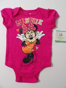 INFANT GIRLS DISNEY MINNIE MOUSE 1PC CREEPER SIZE 3/6 MONTHS NWT - Picture 1 of 1