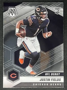 JUSTIN FIELDS 2021 Panini Mosaic NFL Debut Rookie RC #242 | Bears - Picture 1 of 2
