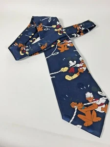 Corbata Mickey Unlimited Disney Mickey Mouse para hombre azul tira y afloja tema usada - Imagen 1 de 7