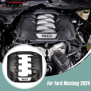 Tapicería de panel de bahía de motor de carbono mate para Ford Mustang S650 2024 2025 GT Dark Horse - Imagen 1 de 15