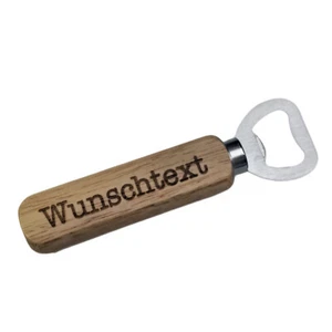 Flaschenöffner mit Gravur Wunschtext Name Datum Text Geschenk - Bild 1 von 6