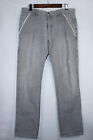 Hugo Boss Men’s 33x32 Gray Handcrafted Distressed Jeans