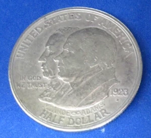 1923-S Monroe Doctrine Centennial Commemorative Silver Half Dollar VF Details - Picture 1 of 2