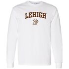 T-shirt à manches longues logo Lehigh Mountain Hawks Arch - Blanc