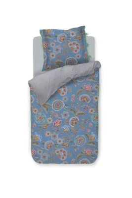 Biancheria da letto PIP Studio Matata Blue blu 2 pezzi fiori floreali - Immagine 1 di 4