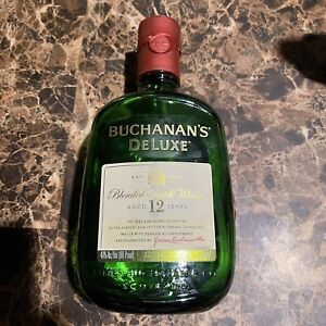 Buchanans DeLuxe 12 Jahre schottischer Whisky leere Flasche - 750 ml