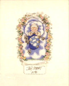 Vintage Little Stitches (Mirabilia) Cross Stitch Chart ~ Newborn Joy #LS1 - Picture 1 of 4