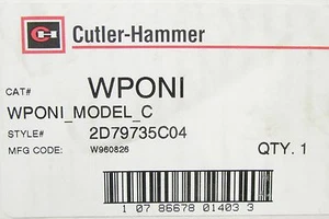 Cutler Hammer Interface Control WPONI Model C 2D79735C04 - Picture 1 of 3