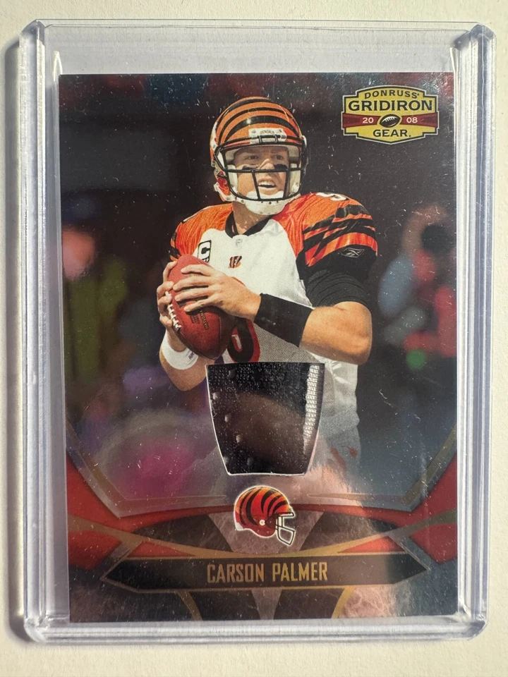 K291,407 - 2008 Donruss Gridiron Gear Jerseys #20 Carson Palmer - Image 1 of 1