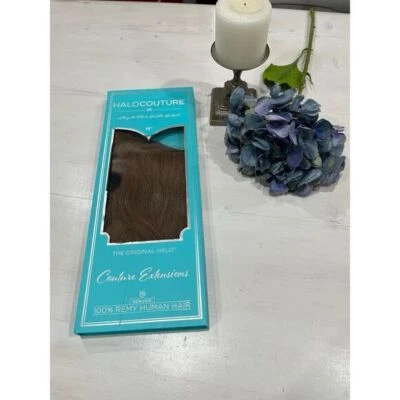 Couture extensions original halo 16" color 6 genuine 100% REMY human hair - Image 1 of 4