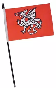 England Pendragon Small Hand Flag (6" x 4") - LAST FEW - Foto 1 di 1